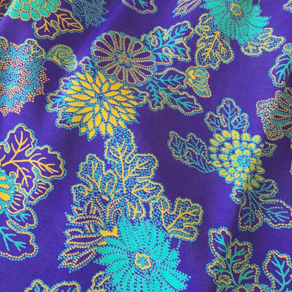 VINTAGE Norton McNaughton skirt fully lined pockets pleats size 8 floral - Picture 5 of 10